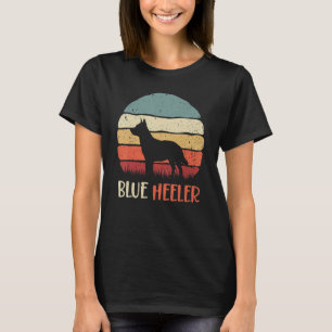 Vintage Blue Heeler Australian Cattle Dog Retro Su T-Shirt