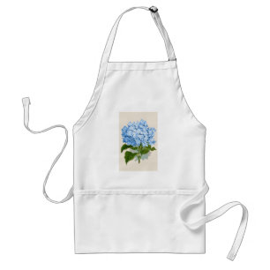 Vintage Blue Hydrangea Standard Apron