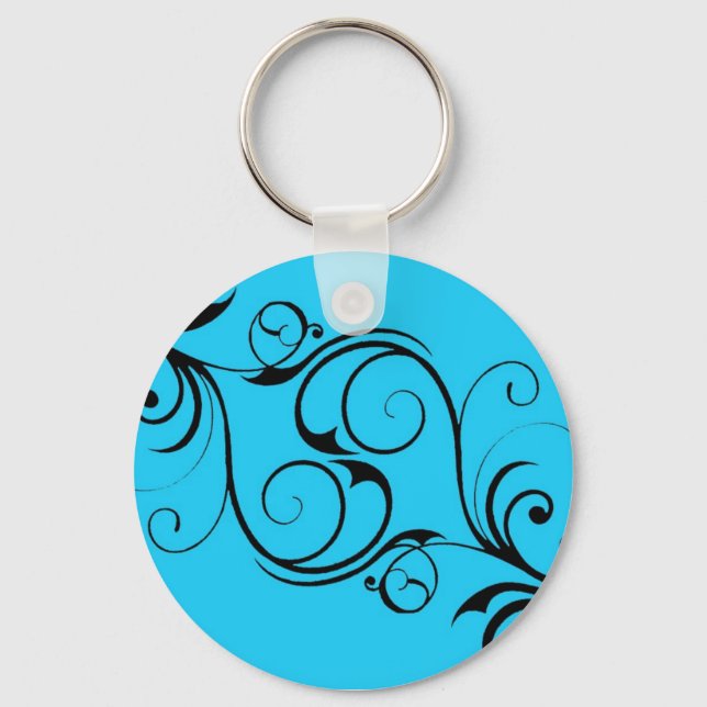 Vintage Blue Keychain (Front)
