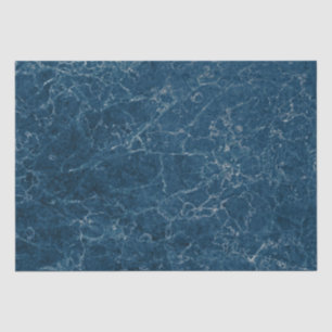 Vintage Blue Marble Stone Texture Tissue Paper