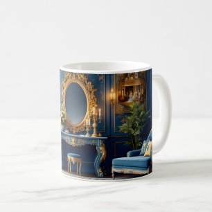 Vintage Blue Mug for Elegant Souls