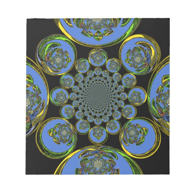 Vintage Blue Notepad (Front)