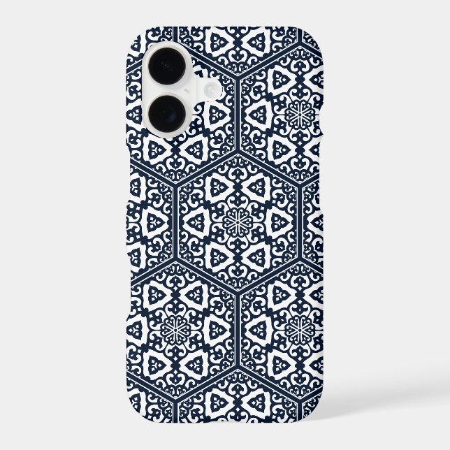 Vintage Blue Ottoman Turkish Tracery Oriental (Back)