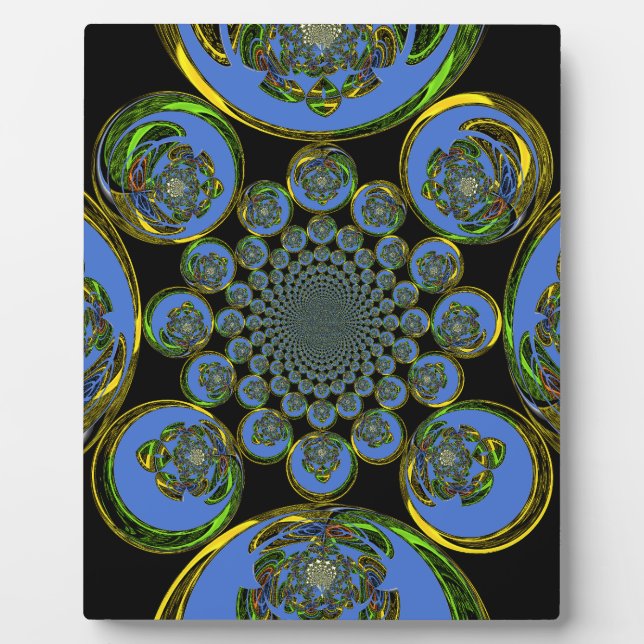 Vintage Blue Plaque (Front)