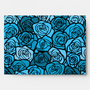 Vintage blue roses Envelope