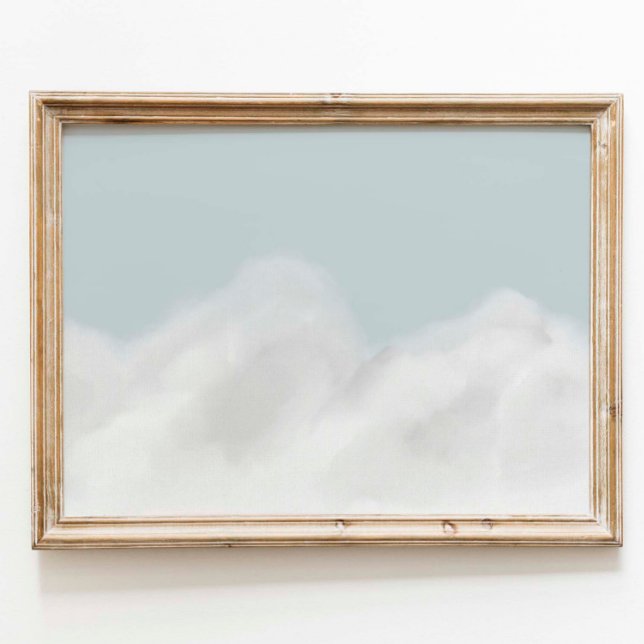 vintage blue sky nursery poster (Creator Uploaded)