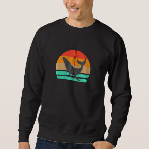 Vintage Blue Whale T-shirt Ocean Animal Lovers Gif Sweatshirt