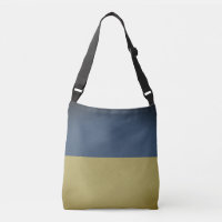 Vintage blue yellow Ukraine flag crossbody bag