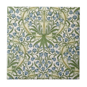 Vintage Bluebells  Ceramic Tile
