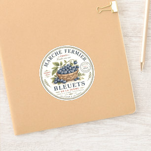 Vintage Blueberries Label