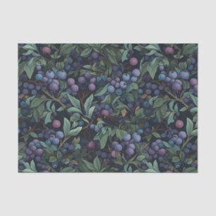 Vintage Blueberries Tissue Paper