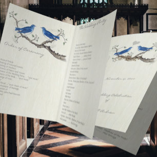 Vintage Bluebirds  Woodgrain Program