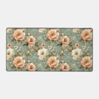 Vintage Blush Pink Floral Pattern