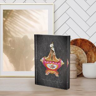 Vintage Blush Pink Potpourri Vase Photo Block