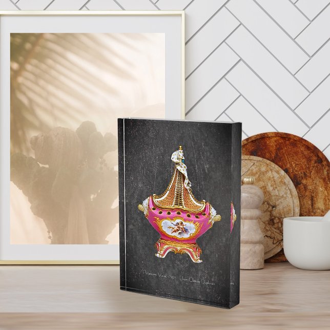 Vintage Blush Pink Potpourri Vase Photo Block (Creator Uploaded)