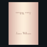 Vintage Blush Place Setting Cards<br><div class="desc">Custom simple vintage blush place setting cards with customisable text</div>