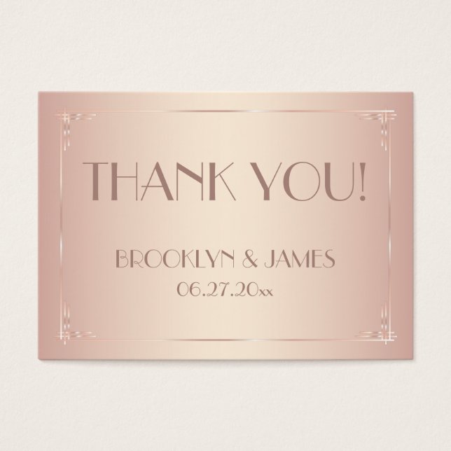 Vintage Blush Wedding Favour Tags (Front)