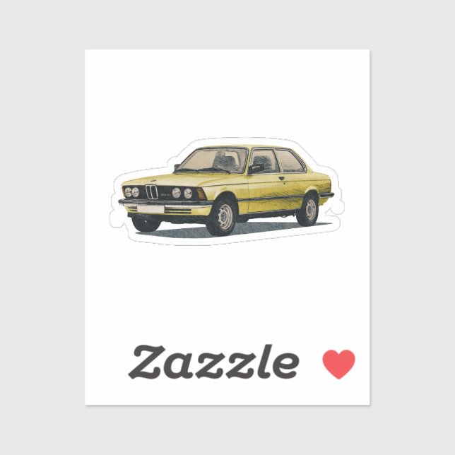 Vintage BMW Car Vehicle (Sheet)