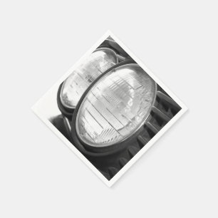 Vintage BMW headlights Napkin
