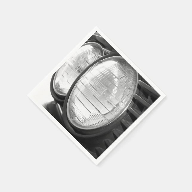 Vintage BMW headlights Napkin (Corner)
