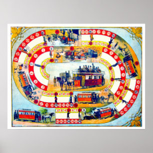 Vintage Board Games - Art Print