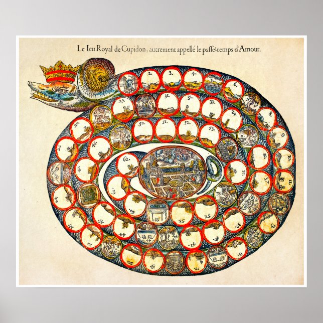 Vintage Board Games - Art Print (Front)