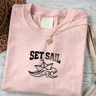Vintage Boat Travel T-Shirt