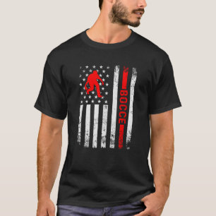 Vintage Bocce Player Bocce Ball Fans Bocce Ball Pl T-Shirt