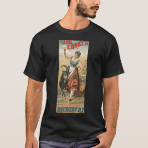 Vintage Bock Beer - Bavarian highland beer girl (1 T-Shirt