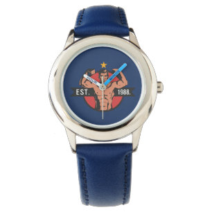 Vintage Bodybuilder EST 1988 Watch