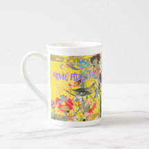 Vintage Bohemian Songbirds Yellow
