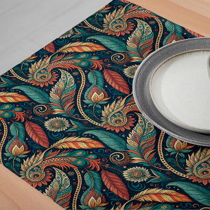 Vintage Bohemian Tribal Dreamcatcher Table Runner