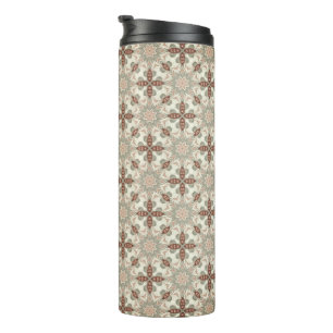 Vintage/Bohemian Warm Hues Insulated Mug