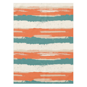 Vintage Bohemian Watercolor Striped (2) Tablecloth