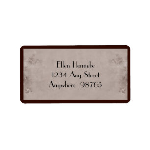 Vintage Bohemian Woman Label