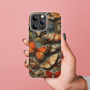 Vintage Boho Butterflies Colourful Pattern  iPhone 11 Case