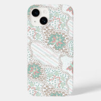 Vintage Boho Floral and Butterfly Pattern