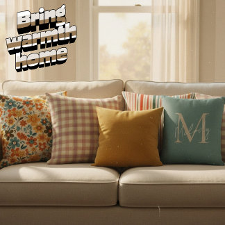Vintage Boho Patterned Accent Cushion