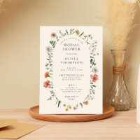 Vintage Boho Summer Wildflower Arch Bridal Shower