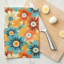 Vintage Boho Wildflower Welcome Mat