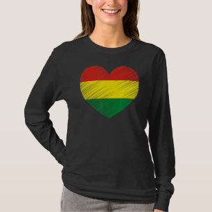 Vintage Bolivia Bolivian Flag Pride Support Bolivi T-Shirt