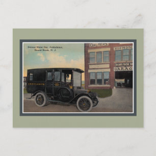 Vintage Bolmer Motor Car Ambulance Bound Brook NJ Postcard