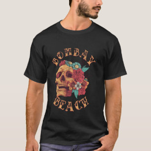Vintage Bombay Beach California Tattoo CA Ink Skul T-Shirt