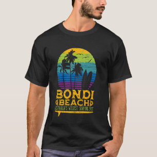 Vintage Bondi Beach, Australia's Wildest Surfing S T-Shirt