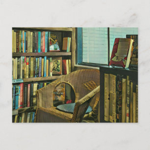 Vintage book artwork postcard
