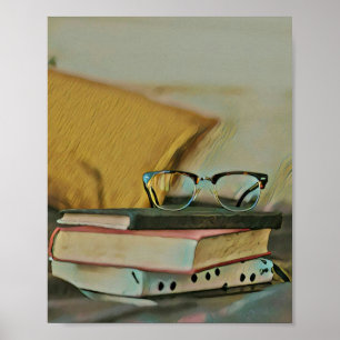 Vintage book artwork poster