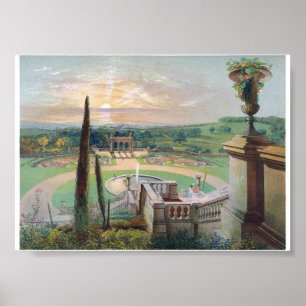 Vintage Book Illustration Poster