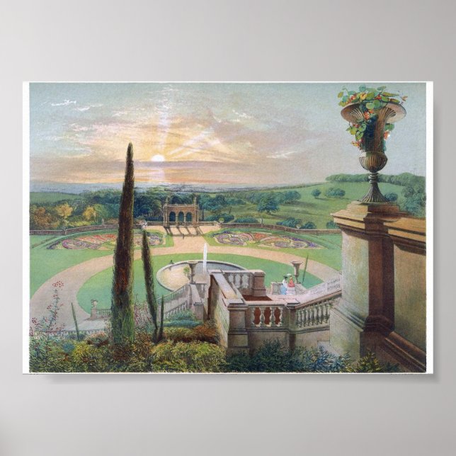 Vintage Book Illustration Poster (Front)