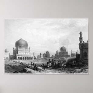 Vintage Book Illustration Poster