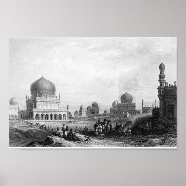 Vintage Book Illustration Poster (Front)